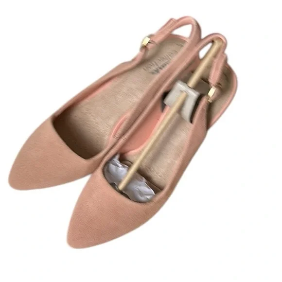 Clark’s shoes ,women NEW,Kataleyna step,peach suede,sling back leather pumps - Picture 13 of 15